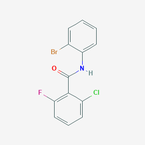 N-(2-bromophenyl)-2-chloro-6-fluorobenzamide
