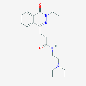 N-[2-(diethylamino)ethyl]-3-(3-ethyl-4-oxo-3,4-dihydro-1-phthalazinyl)propanamide