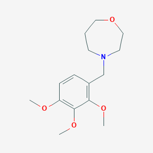 molecular formula C15H23NO4 B4965338 4-(2,3,4-trimethoxybenzyl)-1,4-oxazepane trifluoroacetate 