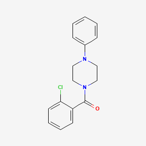 molecular formula C17H17ClN2O B4965360 1-(2-chlorobenzoyl)-4-phenylpiperazine 