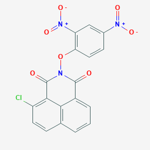 4-chloro-2-(2,4-dinitrophenoxy)-1H-benzo[de]isoquinoline-1,3(2H)-dione
