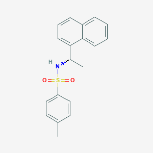molecular formula C19H19NO2S B496567 4-methyl-N-[1-(1-naphthyl)ethyl]benzenesulfonamide 