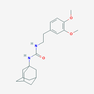 molecular formula C21H30N2O3 B496574 Urea, 1-(adamantan-1-yl)-3-[2-(3,4-dimethoxyphenyl)ethyl]- CAS No. 372507-41-0