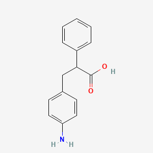 molecular formula C15H15NO2 B4965747 3-(4-aminophenyl)-2-phenylpropanoic acid CAS No. 6318-46-3