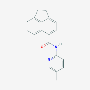 molecular formula C19H16N2O B496575 N-(5-methyl-2-pyridinyl)-1,2-dihydro-5-acenaphthylenecarboxamide 