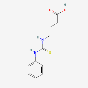 molecular formula C11H14N2O2S B4965757 4-[(anilinocarbonothioyl)amino]butanoic acid CAS No. 25759-76-6