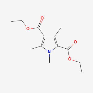 molecular formula C13H19NO4 B4965795 diethyl 1,3,5-trimethyl-1H-pyrrole-2,4-dicarboxylate CAS No. 5462-32-8
