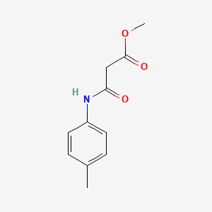 molecular formula C11H13NO3 B4965982 methyl 3-[(4-methylphenyl)amino]-3-oxopropanoate 