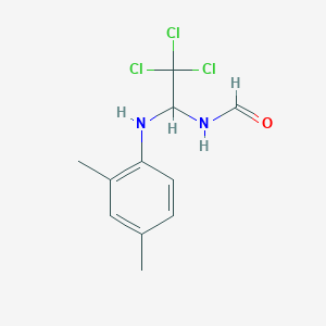 {2,2,2-trichloro-1-[(2,4-dimethylphenyl)amino]ethyl}formamide