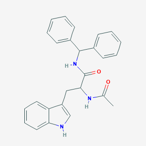 molecular formula C26H25N3O2 B496612 2-(acetylamino)-N-benzhydryl-3-(1H-indol-3-yl)propanamide 