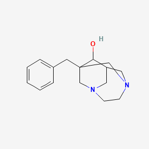 molecular formula C16H22N2O B4966191 1-benzyl-3,6-diazatricyclo[4.3.1.1~3,8~]undecan-9-ol 
