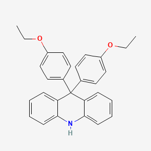 molecular formula C29H27NO2 B4966330 9,9-bis(4-ethoxyphenyl)-9,10-dihydroacridine 