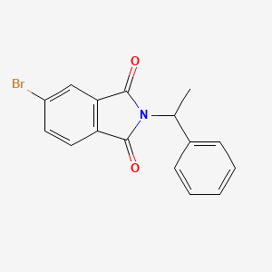 molecular formula C16H12BrNO2 B4966361 5-bromo-2-(1-phenylethyl)-1H-isoindole-1,3(2H)-dione 