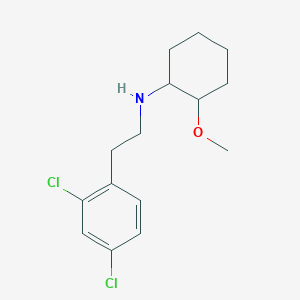 molecular formula C15H21Cl2NO B4966399 N-[2-(2,4-dichlorophenyl)ethyl]-2-methoxycyclohexanamine oxalate 