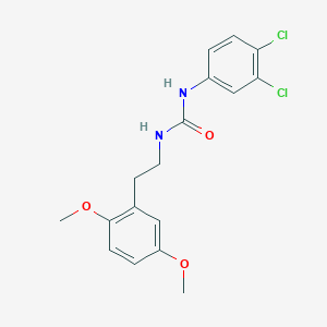 molecular formula C17H18Cl2N2O3 B496643 N-(3,4-dichlorophenyl)-N'-[2-(2,5-dimethoxyphenyl)ethyl]urea 
