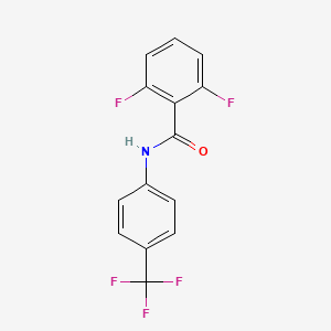 molecular formula C14H8F5NO B4966519 2,6-difluoro-N-[4-(trifluoromethyl)phenyl]benzamide 