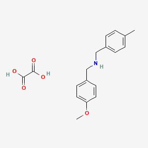 molecular formula C18H21NO5 B4966538 (4-methoxybenzyl)(4-methylbenzyl)amine oxalate 