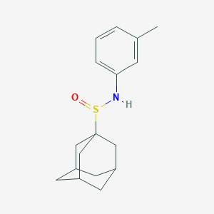 molecular formula C17H23NOS B496662 N-(3-methylphenyl)adamantane-1-sulfinamide 
