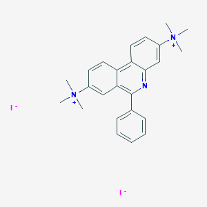 B049667 N,N,N,N',N',N'-Hexamethyl-6-phenyl-3,8-phenanthridinediaminium diiodide CAS No. 117345-88-7