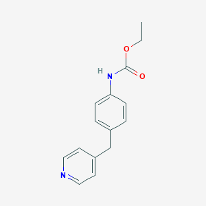 Ethyl 4-(4-pyridinylmethyl)phenylcarbamate
