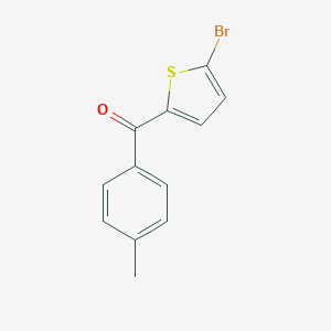 molecular formula C12H9BrOS B496676 (5-Bromo-2-thienyl)(4-methylphenyl)methanone CAS No. 56824-70-5