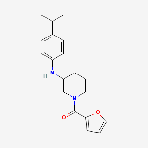 molecular formula C19H24N2O2 B4966804 1-(2-furoyl)-N-(4-isopropylphenyl)-3-piperidinamine 