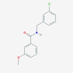 molecular formula C15H14ClNO2 B4966830 N-(3-chlorobenzyl)-3-methoxybenzamide 