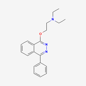 N,N-diethyl-2-[(4-phenyl-1-phthalazinyl)oxy]ethanamine