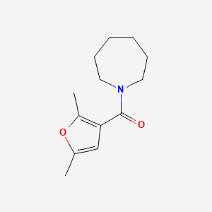 molecular formula C13H19NO2 B4966871 1-(2,5-dimethyl-3-furoyl)azepane 