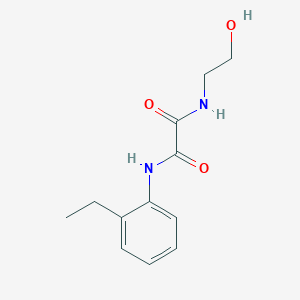 molecular formula C12H16N2O3 B4966979 N-(2-ethylphenyl)-N'-(2-hydroxyethyl)ethanediamide 