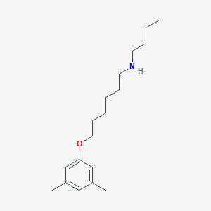 molecular formula C18H31NO B4967030 N-butyl-6-(3,5-dimethylphenoxy)-1-hexanamine 