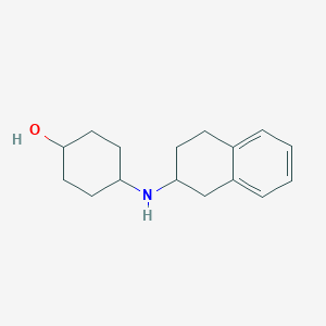 molecular formula C16H23NO B4967109 4-(1,2,3,4-tetrahydro-2-naphthalenylamino)cyclohexanol 