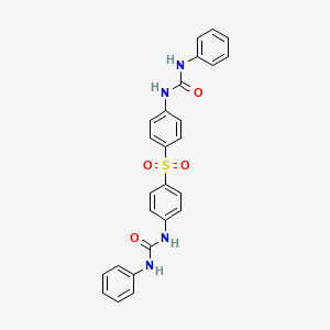 molecular formula C26H22N4O4S B4967277 N,N''-(sulfonyldi-4,1-phenylene)bis(N'-phenylurea) CAS No. 133208-20-5