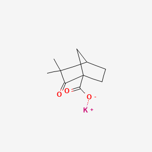 molecular formula C10H13KO3 B4967291 potassium 3,3-dimethyl-2-oxobicyclo[2.2.1]heptane-1-carboxylate 