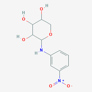 molecular formula C11H14N2O6 B4967350 N-(3-nitrophenyl)-beta-D-xylopyranosylamine 