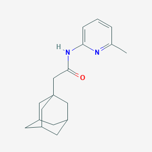 molecular formula C18H24N2O B496745 2-(1-adamantyl)-N-(6-methylpyridin-2-yl)acetamide 