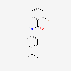 molecular formula C17H18BrNO B4967480 2-bromo-N-(4-sec-butylphenyl)benzamide 