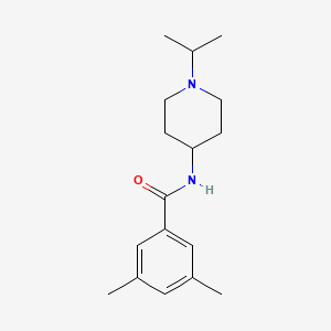 molecular formula C17H26N2O B4967486 N-(1-isopropyl-4-piperidinyl)-3,5-dimethylbenzamide 