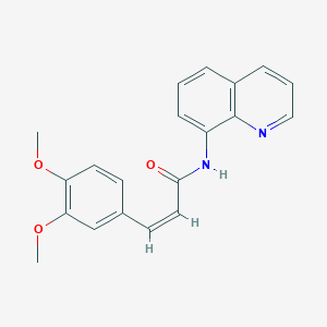 molecular formula C20H18N2O3 B496749 3-(3,4-dimethoxyphenyl)-N-(8-quinolinyl)acrylamide 