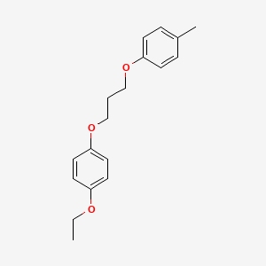 molecular formula C18H22O3 B4967505 1-ethoxy-4-[3-(4-methylphenoxy)propoxy]benzene 