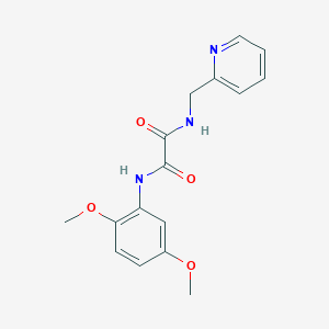 molecular formula C16H17N3O4 B4967537 N-(2,5-dimethoxyphenyl)-N'-(2-pyridinylmethyl)ethanediamide 