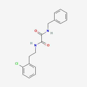 molecular formula C17H17ClN2O2 B4967598 N-benzyl-N'-[2-(2-chlorophenyl)ethyl]ethanediamide CAS No. 5618-59-7