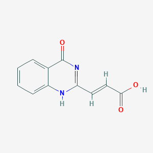 (2E)-3-(4-oxo-3,4-dihydroquinazolin-2-yl)acrylic acid