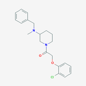 molecular formula C21H25ClN2O2 B4967782 N-benzyl-1-[(2-chlorophenoxy)acetyl]-N-methyl-3-piperidinamine 