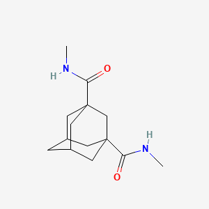 molecular formula C14H22N2O2 B4967792 N,N'-dimethyl-1,3-adamantanedicarboxamide 