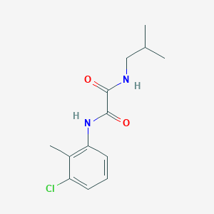 molecular formula C13H17ClN2O2 B4967836 N-(3-chloro-2-methylphenyl)-N'-isobutylethanediamide 