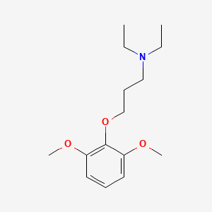 molecular formula C15H25NO3 B4967959 3-(2,6-dimethoxyphenoxy)-N,N-diethyl-1-propanamine 