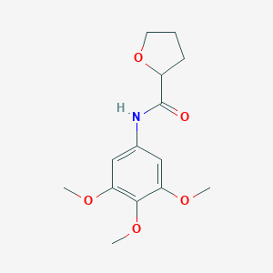 molecular formula C14H19NO5 B496809 N-(3,4,5-trimethoxyphenyl)tetrahydro-2-furancarboxamide 