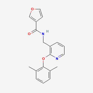 molecular formula C19H18N2O3 B4968163 N-{[2-(2,6-dimethylphenoxy)-3-pyridinyl]methyl}-3-furamide 
