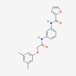 N-(3-{[2-(3,5-dimethylphenoxy)acetyl]amino}phenyl)-2-furamide